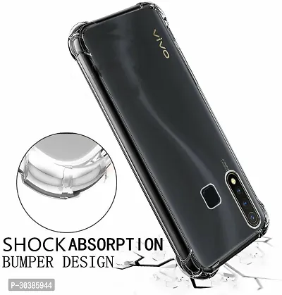 Coverblack Grip Case Rubber Back Cover For Vivo Y21T , Vivo Y21 2021Transparent Totu-thumb4