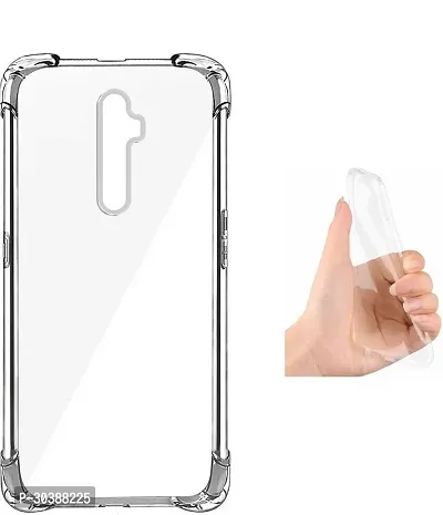 Coverblack Dual Protection Rubber Back Cover For Oppo Reno2Cph1907Transparent-thumb5