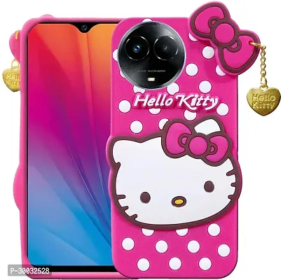 Coverblack Flexible Silicon Back Cover For Realme 11X 5GAttactive Pink