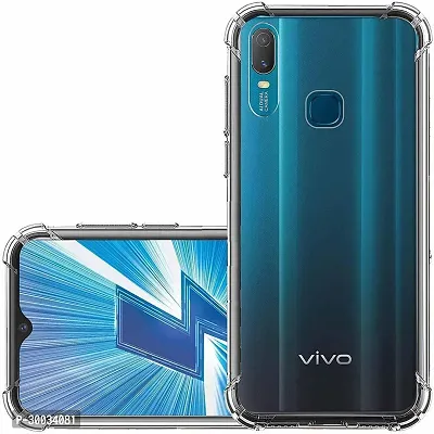 Coverblack Dual Protection Rubber Back Cover For Vivo Y11Transparent-thumb2