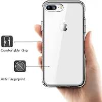 Coverblack Grip Case Rubber Back Cover For Apple Iphone 7 PlusTransparent-thumb3