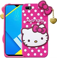 Coverblack Dual Protection Rubber Back Cover For Oppo Cph1923 Oppo A1KPink Hello Kitty-thumb1