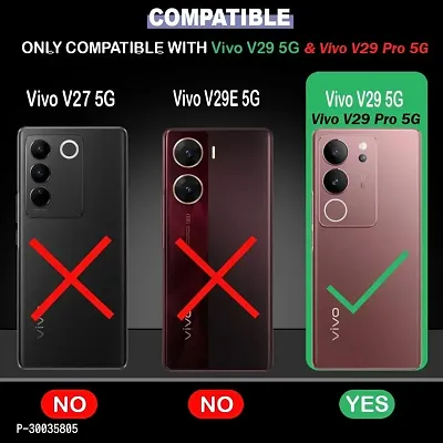 Coverblack Matte Finish Artificial Leather,Silicon Flip Cover For Vivo V2251 , Vivo_V29 Pro 5GVintage Brown-thumb4