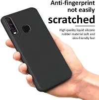 Coverblack Grip Case Rubber Back Cover For Vivo 1902 Vivo Y17 New 2019 EdiBlack-thumb4