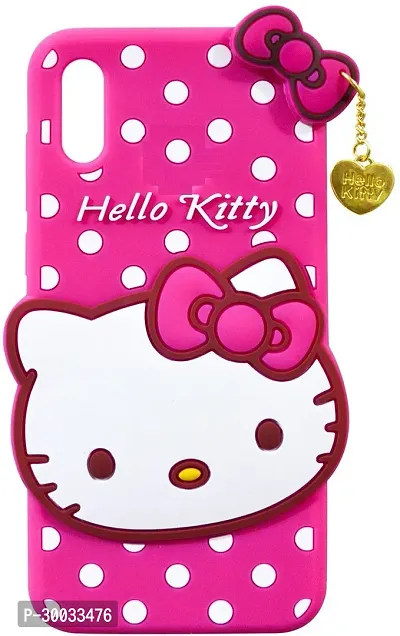 Coverblack Grip Case Rubber Back Cover For Mi A3 Old 2019Hello Kitty Pink-thumb3