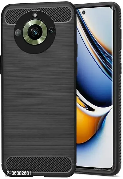 Coverblack Waterproof Rubber Back Cover For Realme Rmx3771 , Narzo 60ProBlack-thumb2