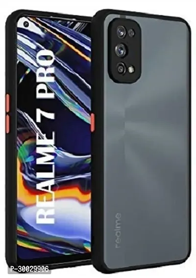 Coverblack Dual Protection Fiber Back Cover For Realme Rmx2121 , X7 Pro 5GRich Black-thumb5