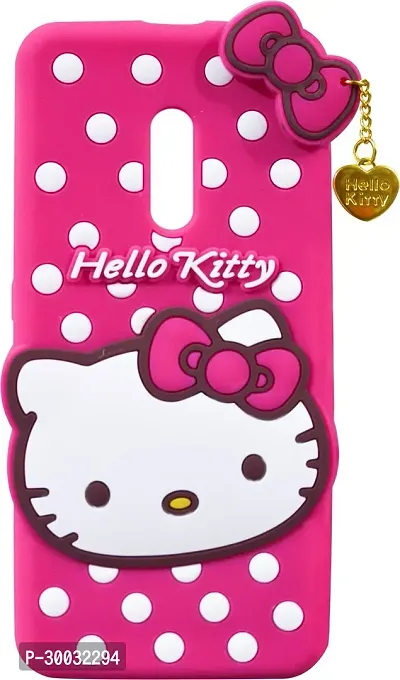 Coverblack Grip Case Rubber Back Cover For Motorola Moto G (4Th Gen)Hello Kitty Pink