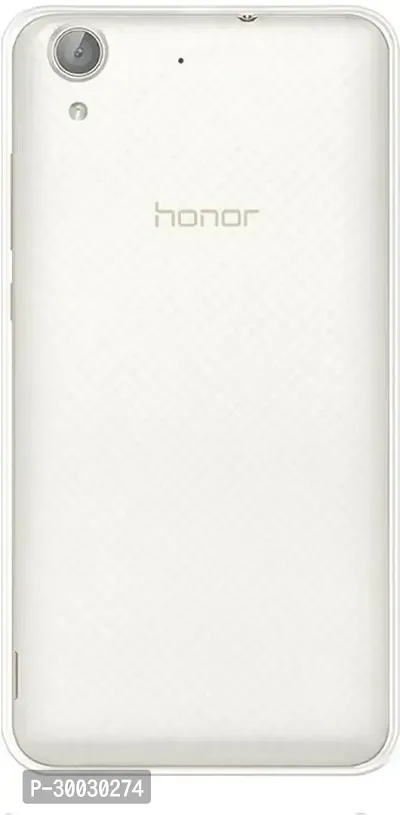 Coverblack Dual Protection Rubber Back Cover For Honor Holly 3Transparent-thumb2