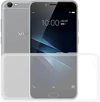 Coverblack Flexible Rubber Back Cover For Vivo Y71 , Vivo 1724 , Y71ITransparent-thumb1