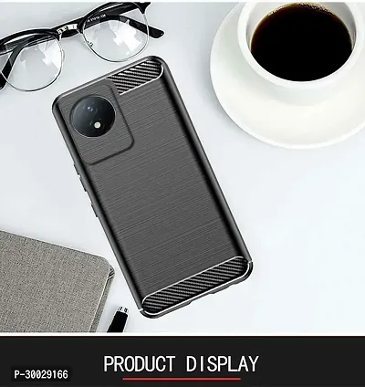 Coverblack Dual Protection Rubber Back Cover For Vivo V2217 , Y02Black-thumb5