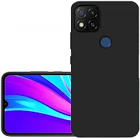 Coverblack Flexible Rubber Back Cover For Redmi 9Black-thumb1