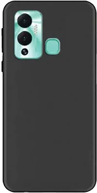 Coverblack Shock Proof Rubber Back Cover For Infinix Hot 12Play X6816CBlack-thumb1