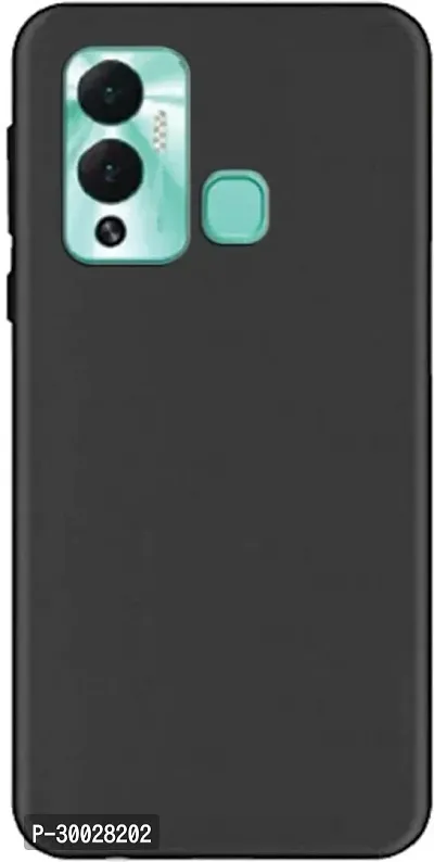 Coverblack Shock Proof Rubber Back Cover For Infinix Hot 12Play X6816CBlack-thumb2