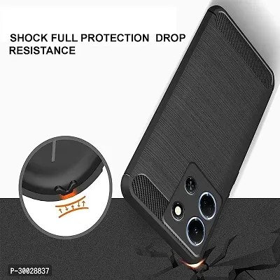 Coverblack Flexible Rubber Back Cover For Mi Poco C51Black-thumb5