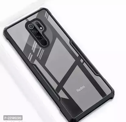 Poco M2 Back Cover with Camera Protection Back Case Cover for Poco M2 Black-thumb0