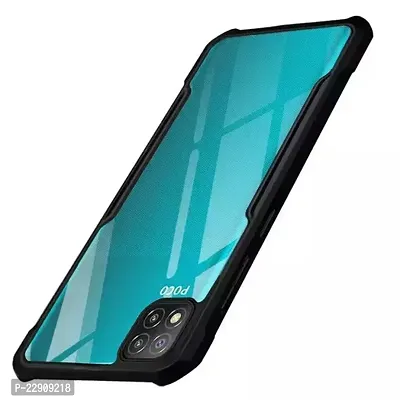 Poco C3 Back Cover with Camera Protection Back Case Cover for Poco C3 Black