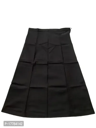Silver Saree sapewear Petticoats for Women(Black)