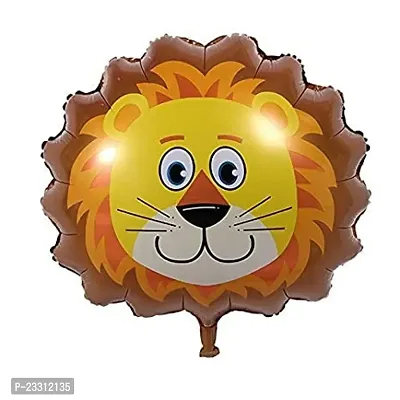 Big Size Animal Theme Foil Balloons For Decorating Birthday Party Lion Pack Of 2