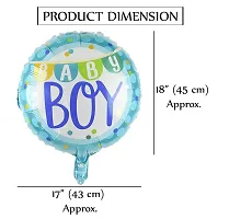 Welcome Baby Boy Decoration Foil Balloon Baby Shower Decoration Material Set Combo 1St Birthday Decoration Newborn Baby Party Baby Shower Party For Boys Blue-thumb3