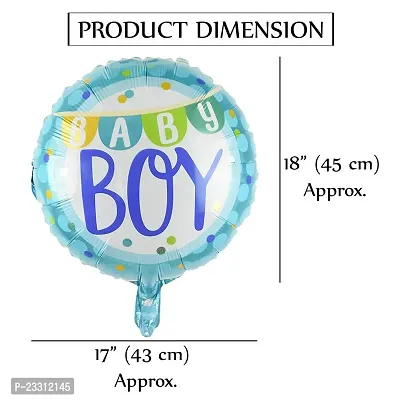 Welcome Baby Boy Decoration Foil Balloon Baby Shower Decoration Material Set Combo 1St Birthday Decoration Newborn Baby Party Baby Shower Party For Boys Blue-thumb4