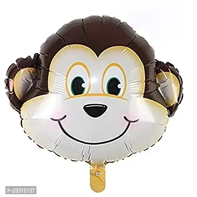 Big Size Animal Theme Foil Balloons For Decorating Birthday Party Monkey Pack Of 2