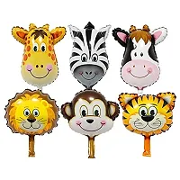 Big Size Animal Theme Foil Balloons For Decorating Birthday Party Monkey Pack Of 2-thumb2