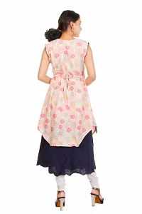 Rayon cotton  festive, Sleeveless KURTI 4011 PINK-thumb2