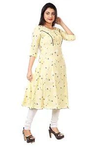 Latest Beautiful Rayon Stitched Kurta for Women-thumb1