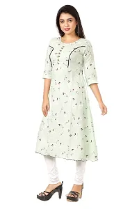 Latest Beautiful Rayon Stitched Kurta for Women-thumb2