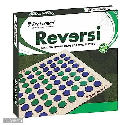 Stylish Fancy Wooden Reversi Board Game - 2 Players Board Game For All Age Groups