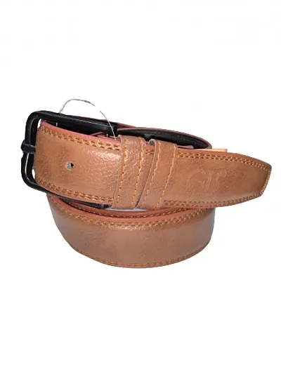 Stylish Leather Solid Belt For Men