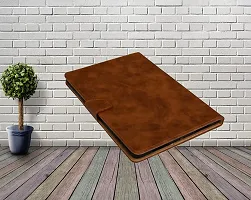 MARSHLAND Flip Cover for Itel PAD ONE 10.1 inch Premium Look Front  Back Protection Light Brown Magnetic Case-thumb3