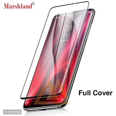 Marshland 6D Screen Protector Full Glue Black Anti Scratch Anti Fingerprint Bubble Free Tempered Glass with Carbon Back Screen Guard Compatible for Redmi K20 / K20 Pro-thumb5