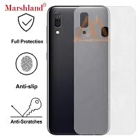 MARSHLAND Matte Finish Back Screen Protector Anti Scratch Bubble Free Flexible Back Screen Guard Compatible for Samsung Galaxy A20 (Pack of 2)-thumb1