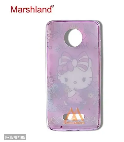 Marshland Creative 3D Cartoon Hello Kitty with Makeup Mirror Stylish Diamond Stones Soft Silicon Printed Rubber Back Cover for Moto Z Force-thumb4