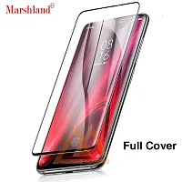Marshland 6D Screen Protector Full Glue Black Anti Scratch Anti Fingerprint Bubble Free Tempered Glass with Carbon Back Screen Guard Compatible for Redmi K20 / K20 Pro-thumb1