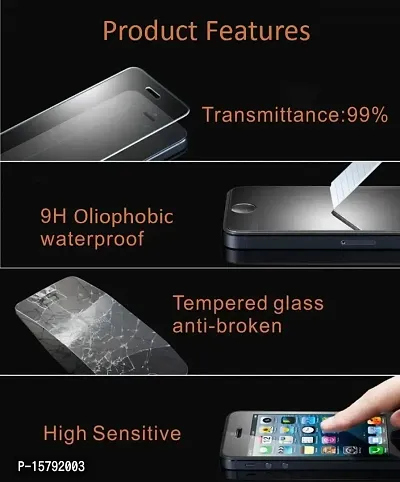 Marshland? Tempered Glass Screen Protector Anti Scratch Bubble Free 3D Edge to Edge Tempered Glass Compatible with Xiaomi Redmi Y1 (Black)-thumb2