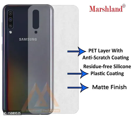 MARSHLAND Matte Finish Back Screen Protector Flexible Anti Scratch Bubble Free Back Screen Guard Compatible for Samsung Galaxy A50 A50S Pack of 2-thumb3