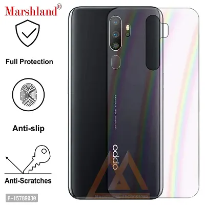 MARSHLAND 3D Rainbow Flexible Back Screen Protector Anti Scratch Bubble Free Back Screen Guard Compatible for Oppo A5 2020-thumb2