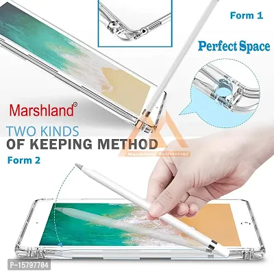 Marshland Flexible Ultra Thin Soft Gel Touch Back Case Transparent Soft Silicone Shockproof Ultra Slim Fit Back Cover for iPad Air 2-thumb2
