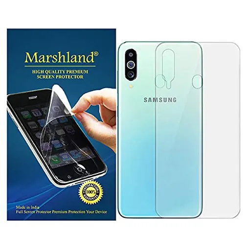 MARSHLAND Back Screen Protector Bubble Free Flexible Anti Scratch TPU Back Screen Guard Compatible for Samsung Galaxy M40 (Pack of 2)