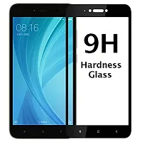 Marshland? Screen Protector Anti Scratch Bubble Free 3D Edge to Edge Tempered Glass Compatible for Redmi Y1 (Black)-thumb4