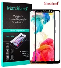 MARSHLAND Screen Protector 6D Full Glue Anti Scratch Bubble Free 9h Hardness Smooth Touch Tempered Glass Compatible for Poco F1 (Black)-thumb1