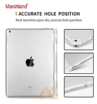 Marshland Flexible Ultra Thin Soft Gel Touch Back Case Transparent Soft Silicone Shockproof Ultra Slim Fit Back Cover for iPad Air 2-thumb3