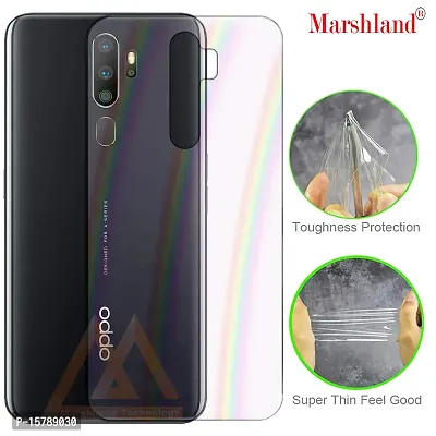 MARSHLAND 3D Rainbow Flexible Back Screen Protector Anti Scratch Bubble Free Back Screen Guard Compatible for Oppo A5 2020-thumb3