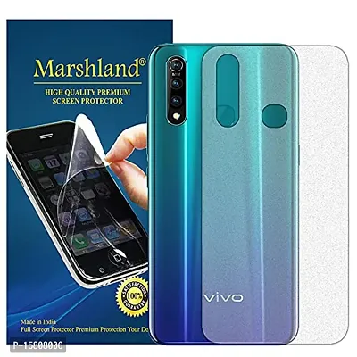 MARSHLAND Matte Finish Back Screen Protector Flexible Anti Scratch Bubble Free Back Screen Guard Compatible for Vivo Z1 pro Pack of 2-thumb0