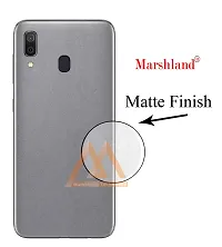 MARSHLAND Matte Finish Back Screen Protector Anti Scratch Bubble Free Flexible Back Screen Guard Compatible for Samsung Galaxy A20 (Pack of 2)-thumb3