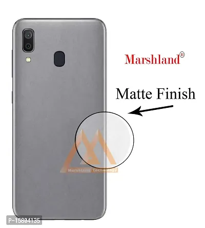 MARSHLAND Matte Finish Back Screen Protector Anti Scratch Bubble Free Flexible Back Screen Guard Compatible for Samsung Galaxy A20 (Pack of 2)-thumb4