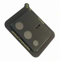 MARSHLAND Camera Glass Comapatible for Vivo S12 Pro 3D Black Full Camera Lens Protector-thumb1